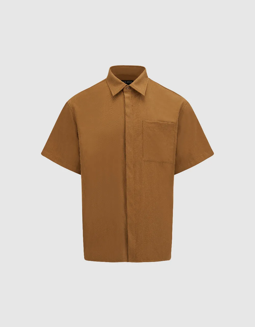 Button Up Straight Shirt sold by Urban Revivo product image thumbnail 2