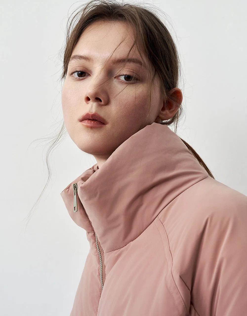 Zipper Front Padded Coat With Pockets sold by Urban Revivo product image thumbnail 5