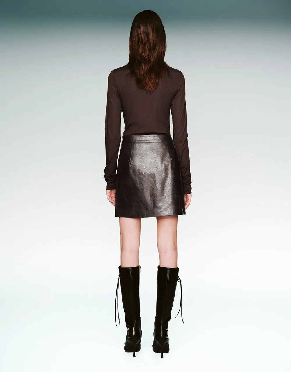 Turtle Neck Skinny T-Shirt sold by Urban Revivo product image thumbnail 4