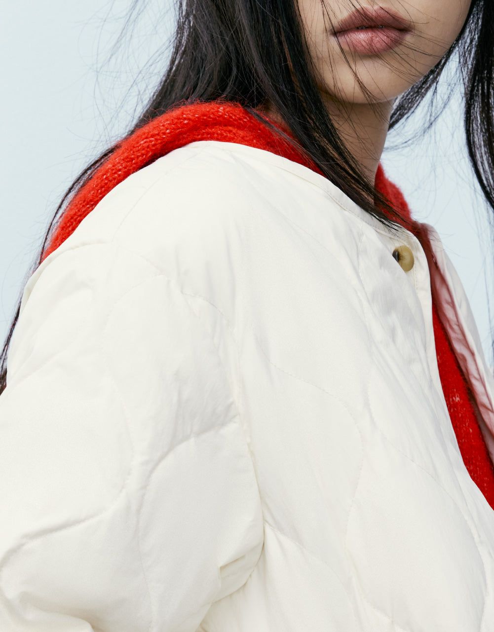 Crew Neck Button Up Puffer sold by Urban Revivo product image thumbnail 5