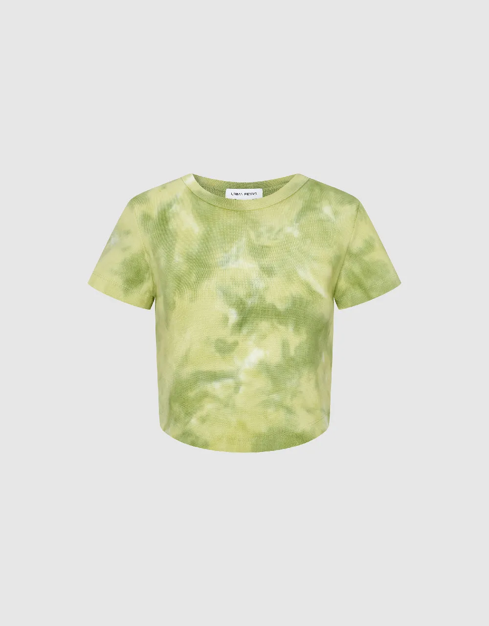 Printed Crew Neck Skinny T-Shirt sold by Urban Revivo product image thumbnail 2