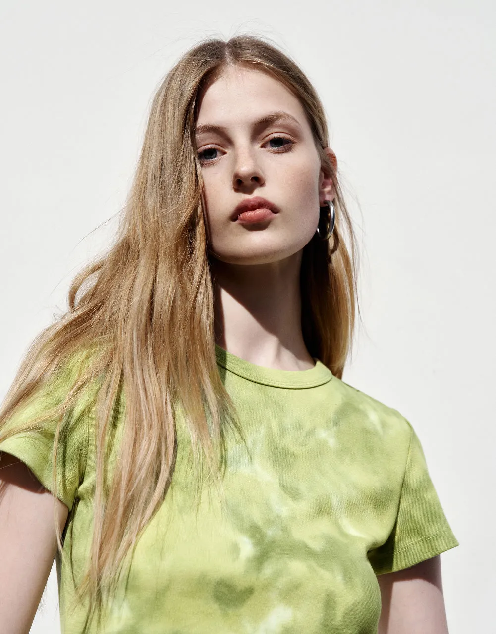 Printed Crew Neck Skinny T-Shirt sold by Urban Revivo product image thumbnail 5