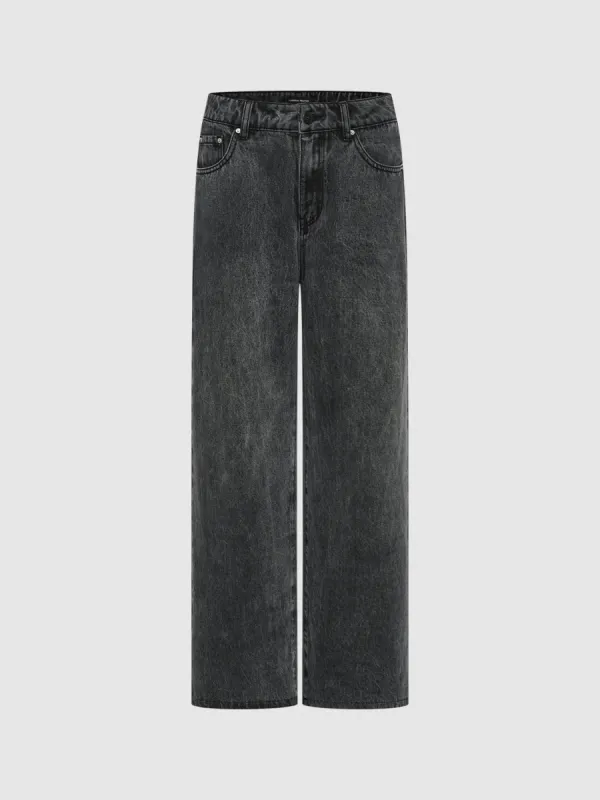 Wide-Leg Jeans sold by Urban Revivo