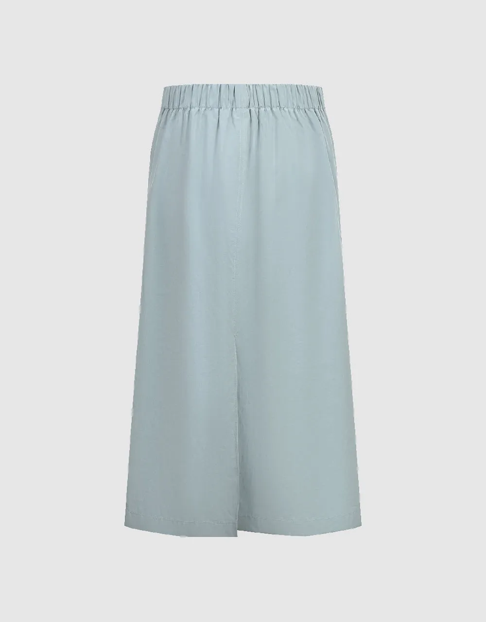 Drawstring Waist Midi A-Line Skirt sold by Urban Revivo product image thumbnail 3