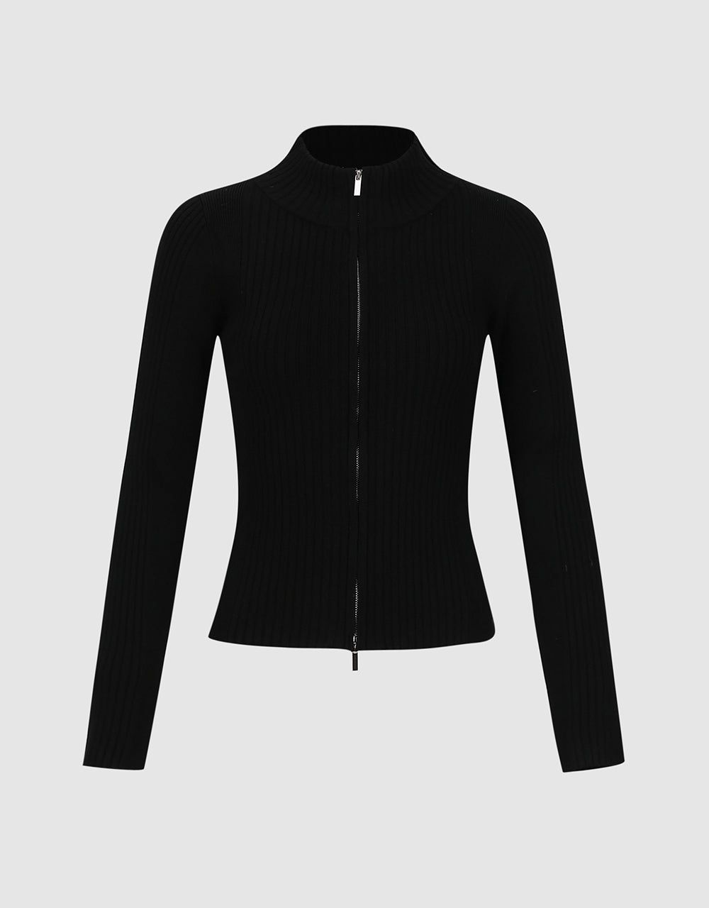 Zipper Front Knitted Cardigan sold by Urban Revivo product image thumbnail 2