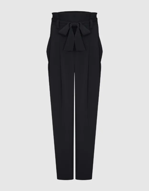 Wide-Leg Pants With Belt sold by Urban Revivo