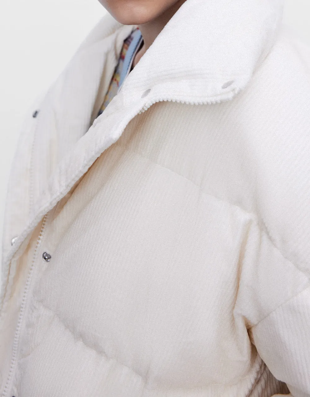 Textured Down Coat sold by Urban Revivo product image thumbnail 3