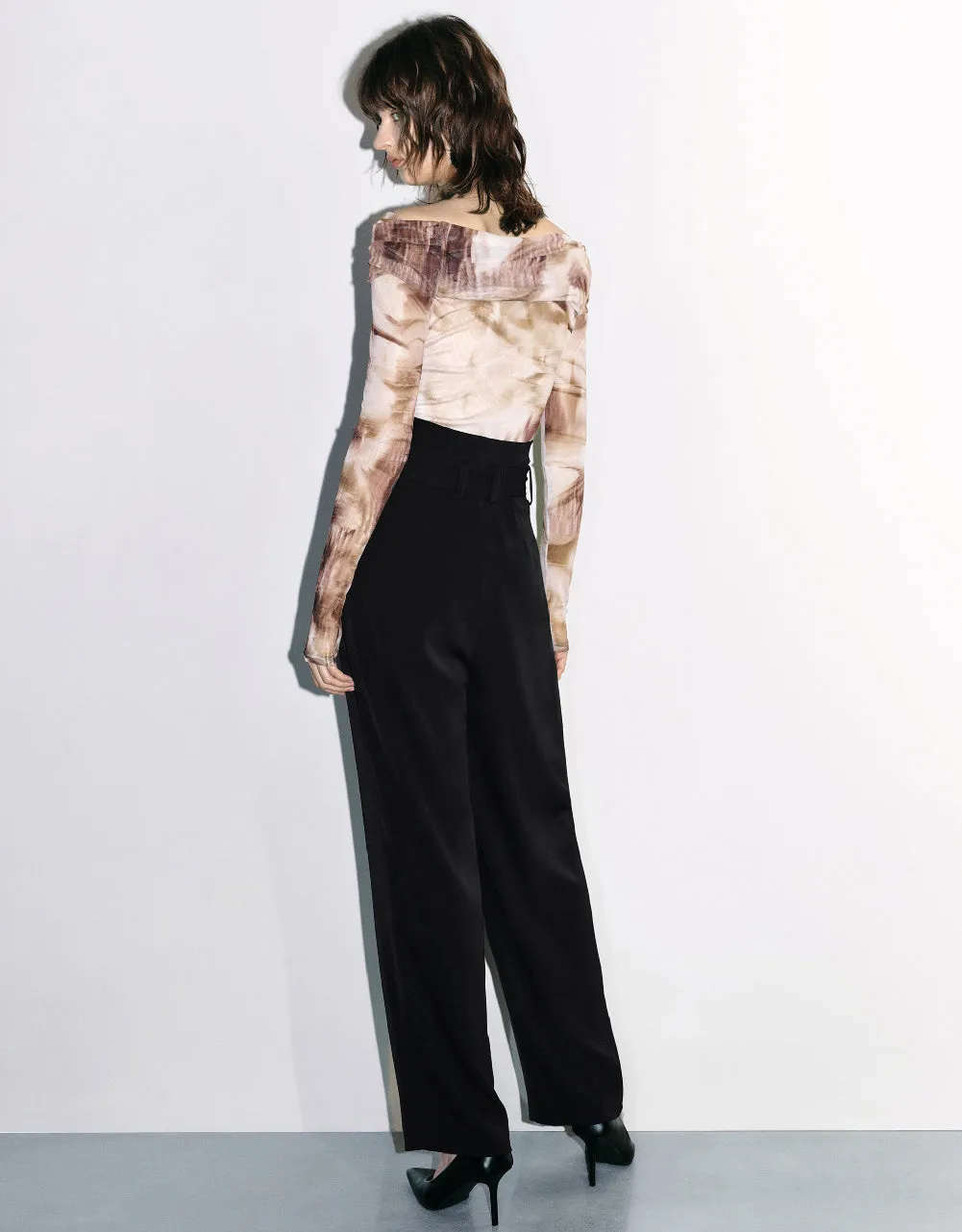 Wide-Leg Pants With Belt sold by Urban Revivo product image thumbnail 5