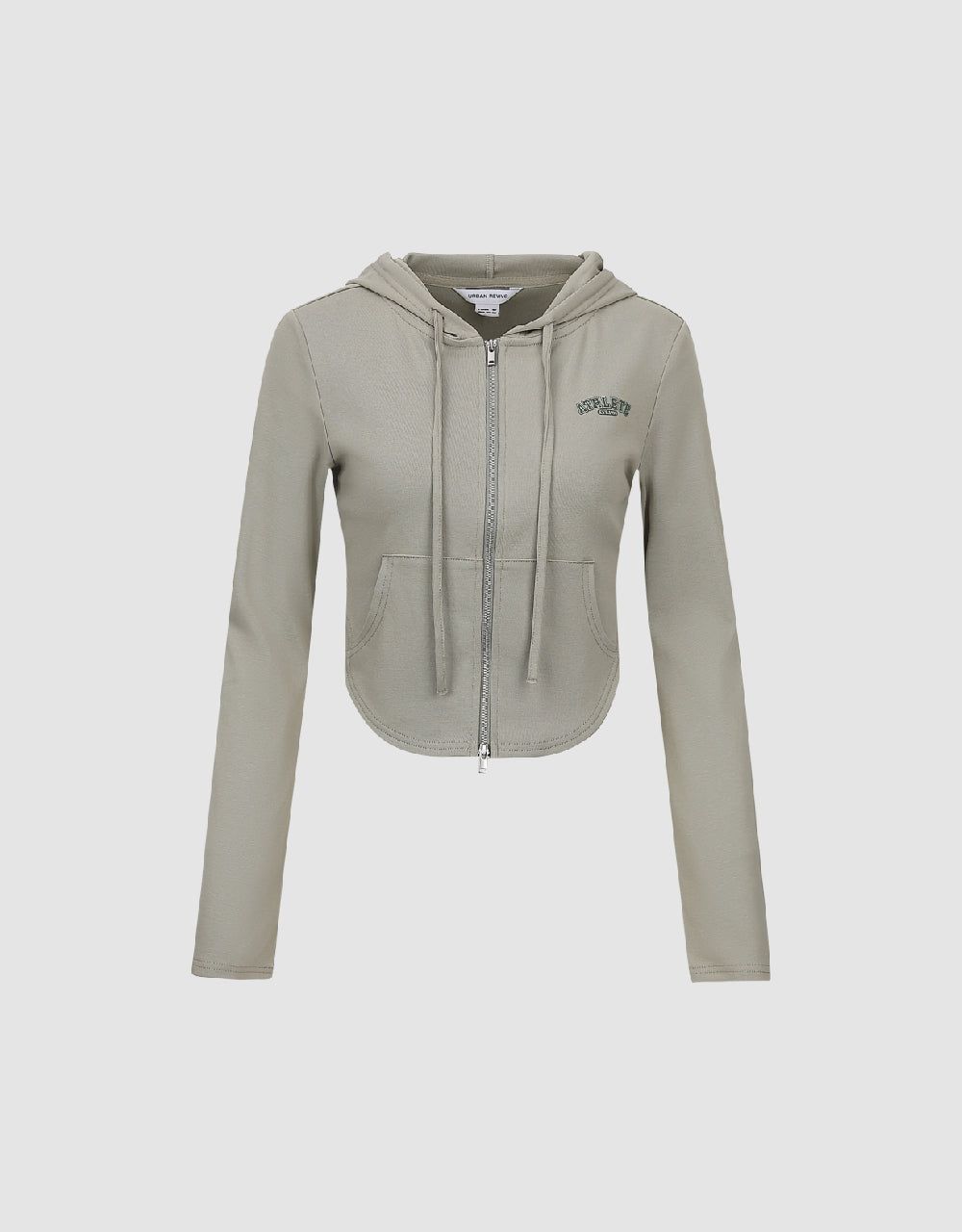 Zipper Front Knitted Jacket sold by Urban Revivo