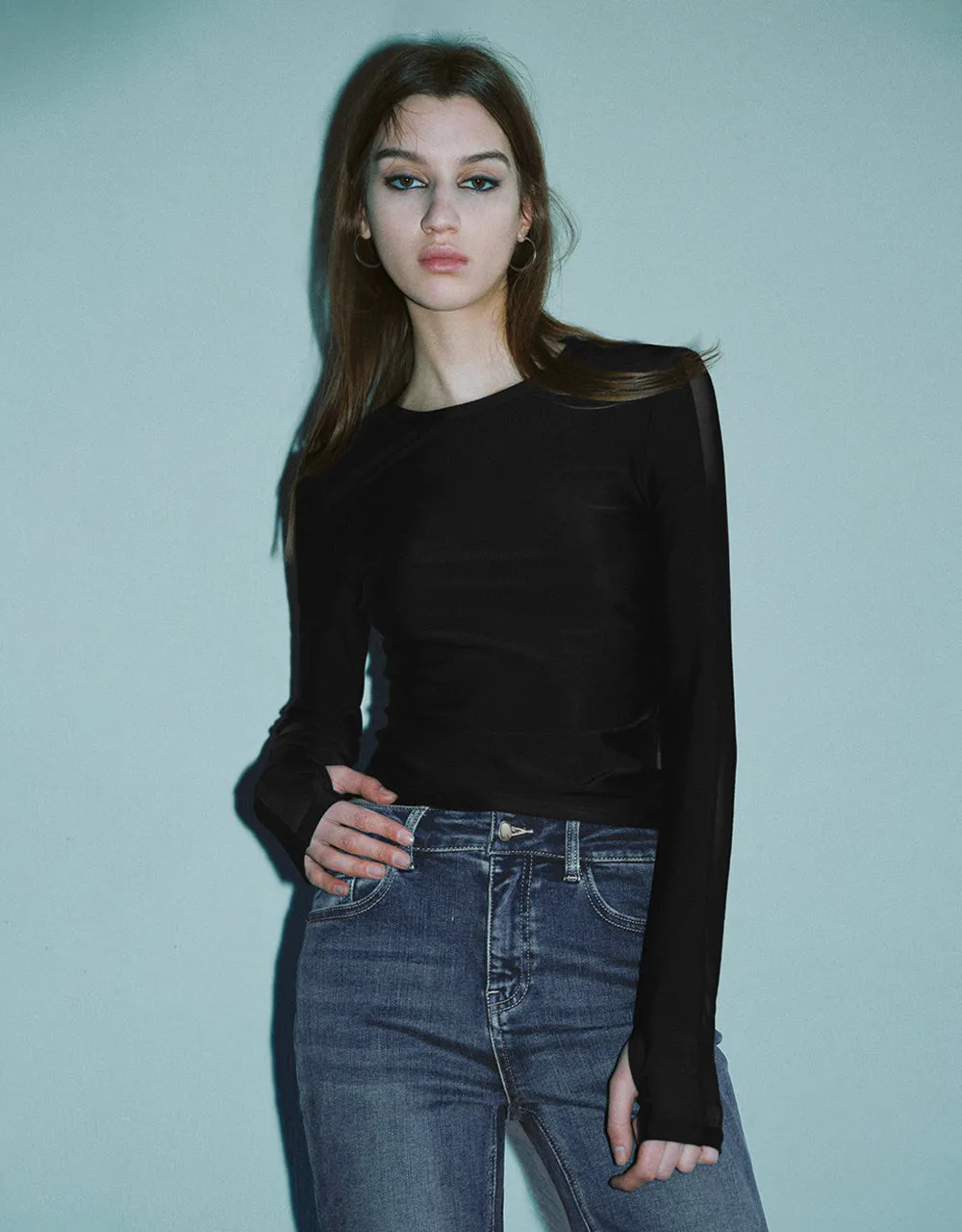 Crew Neck Straight T-Shirt sold by Urban Revivo