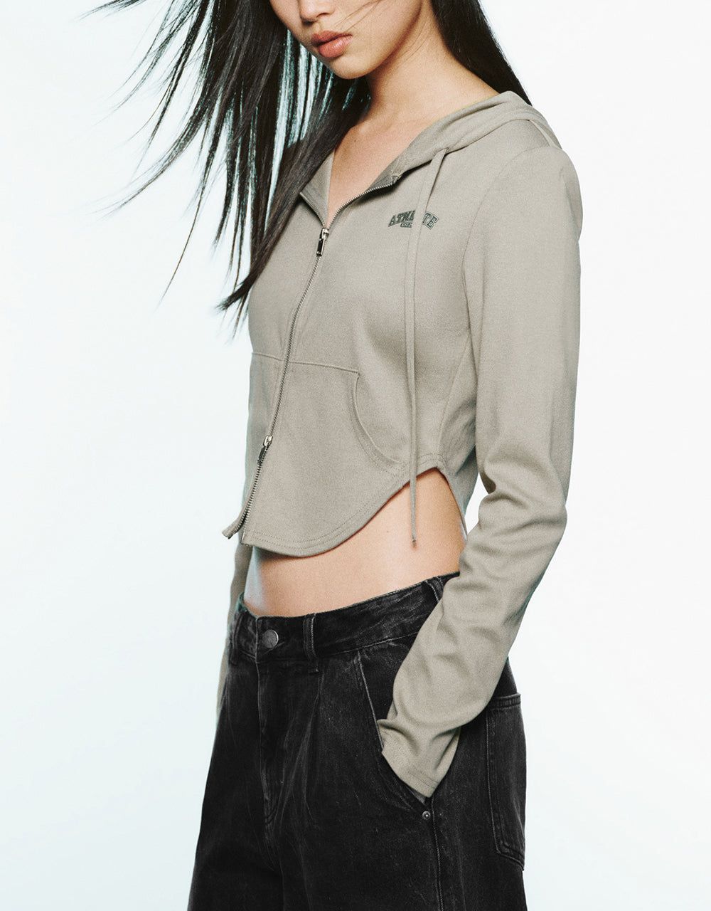 Zipper Front Knitted Jacket sold by Urban Revivo product image thumbnail 3