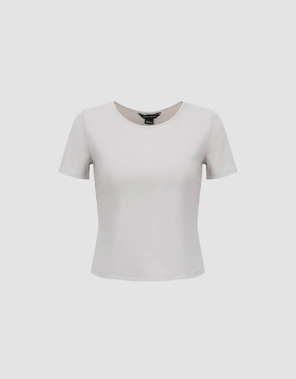 Crew Neck Skinny T-Shirt sold by Urban Revivo