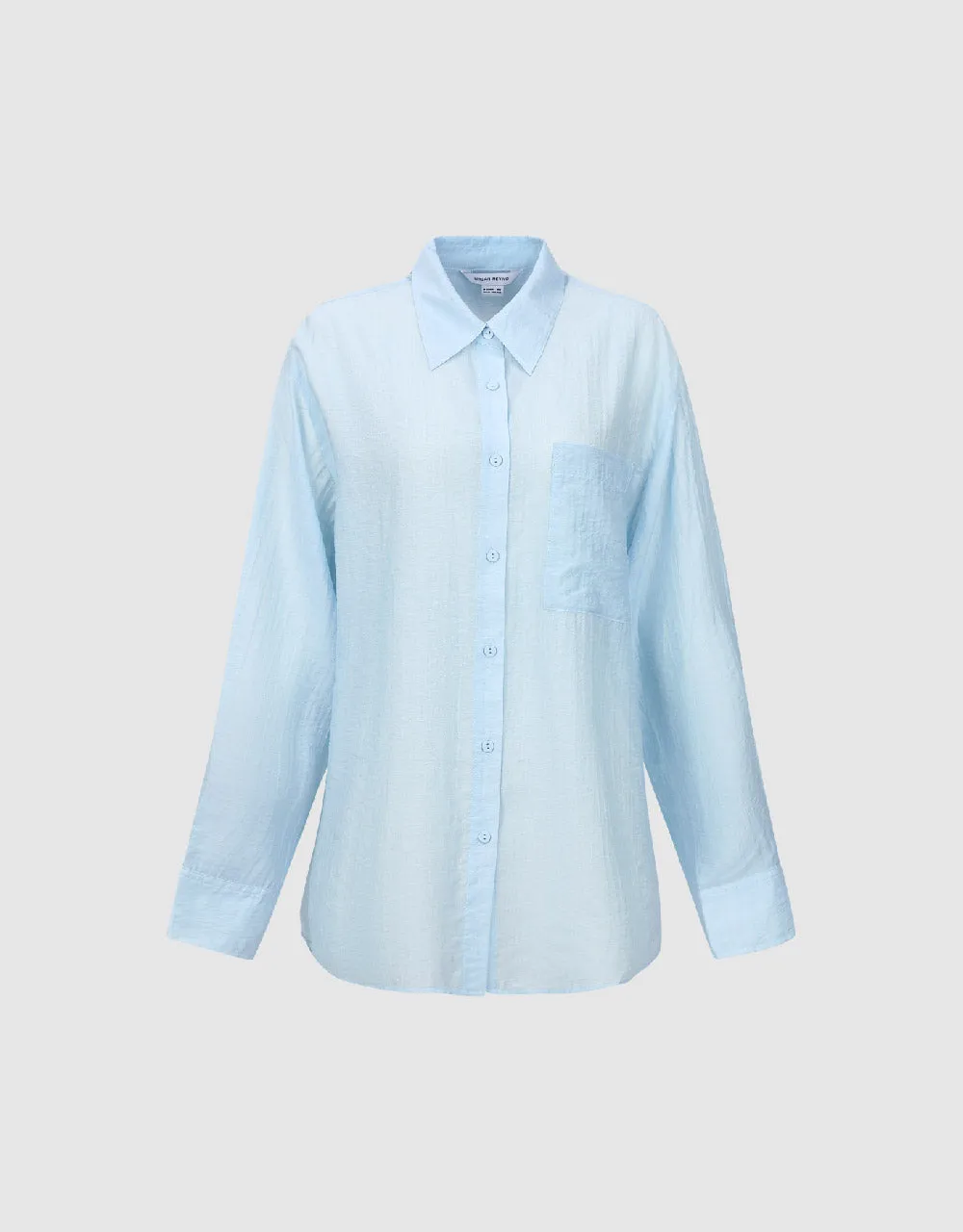 Button Up Straight Shirt sold by Urban Revivo product image thumbnail 2