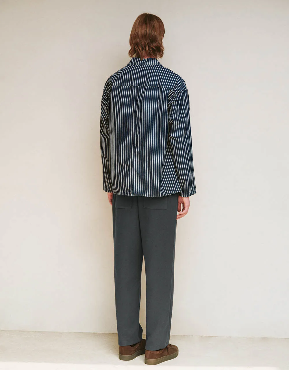 Striped Denim Jacket sold by Urban Revivo product image thumbnail 5