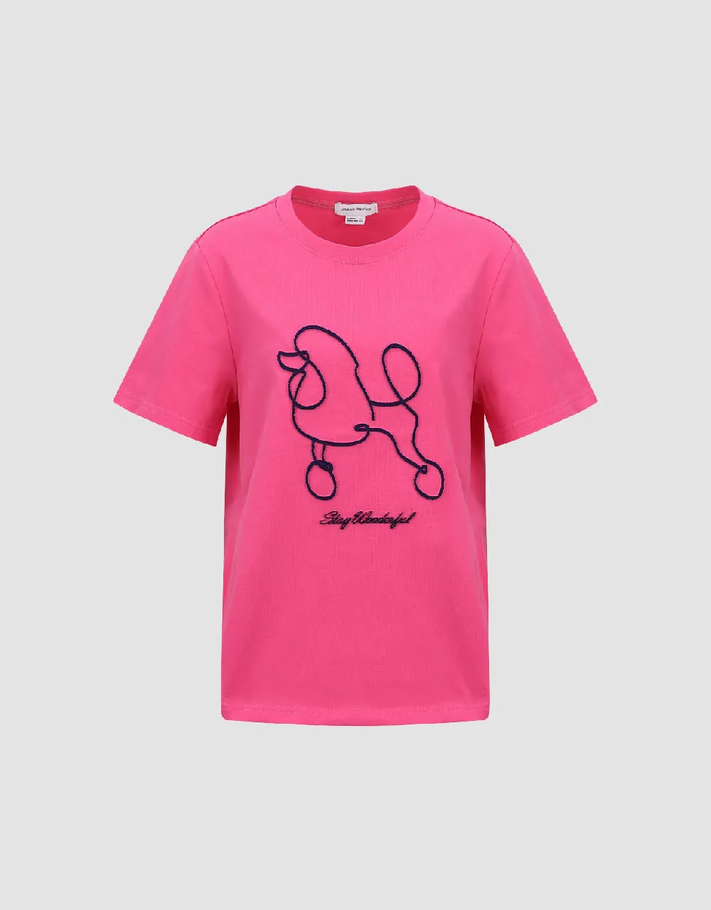 Crew Neck A-Line T-Shirt sold by Urban Revivo product image thumbnail 4