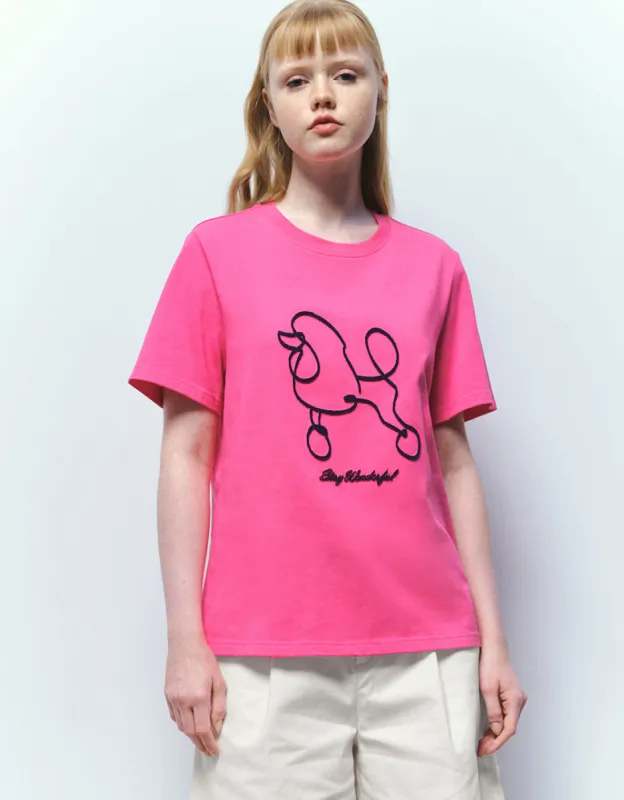 Crew Neck A-Line T-Shirt sold by Urban Revivo