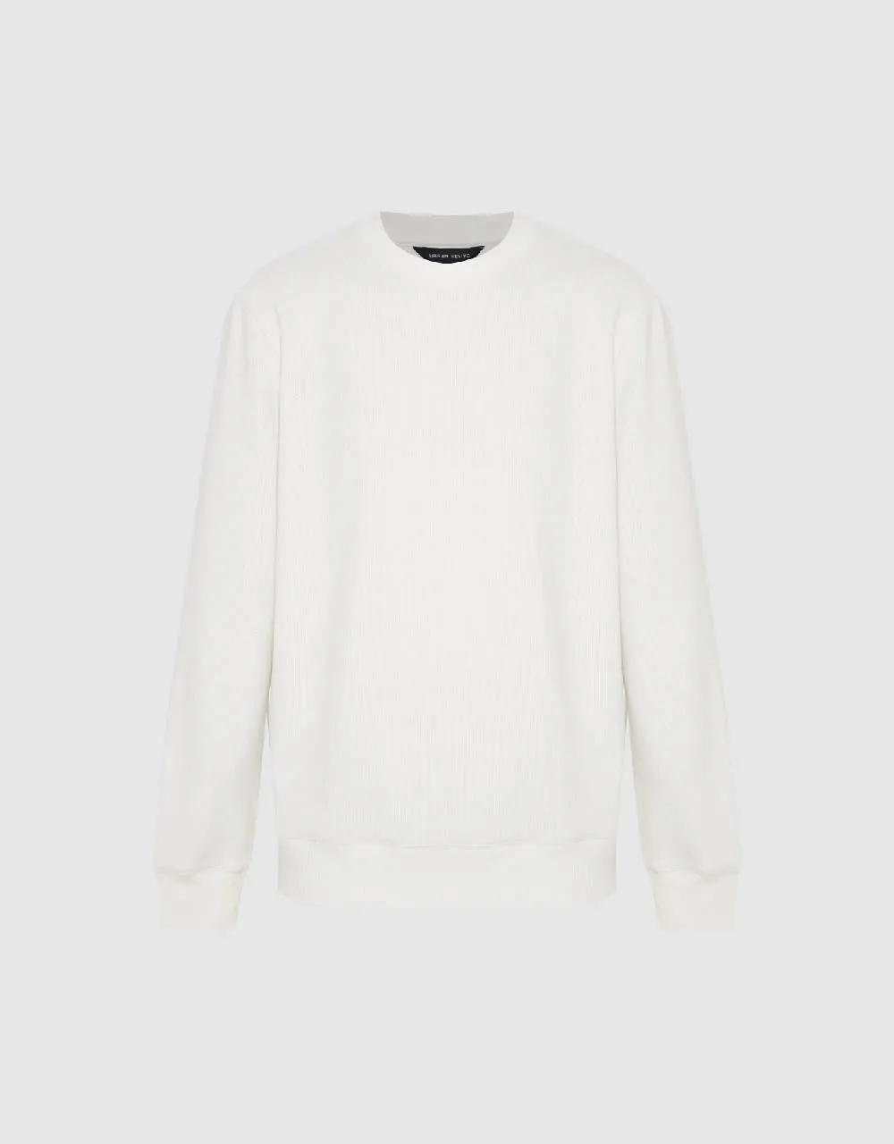 Crew Neck Straight Sweatshirt sold by Urban Revivo product image thumbnail 2