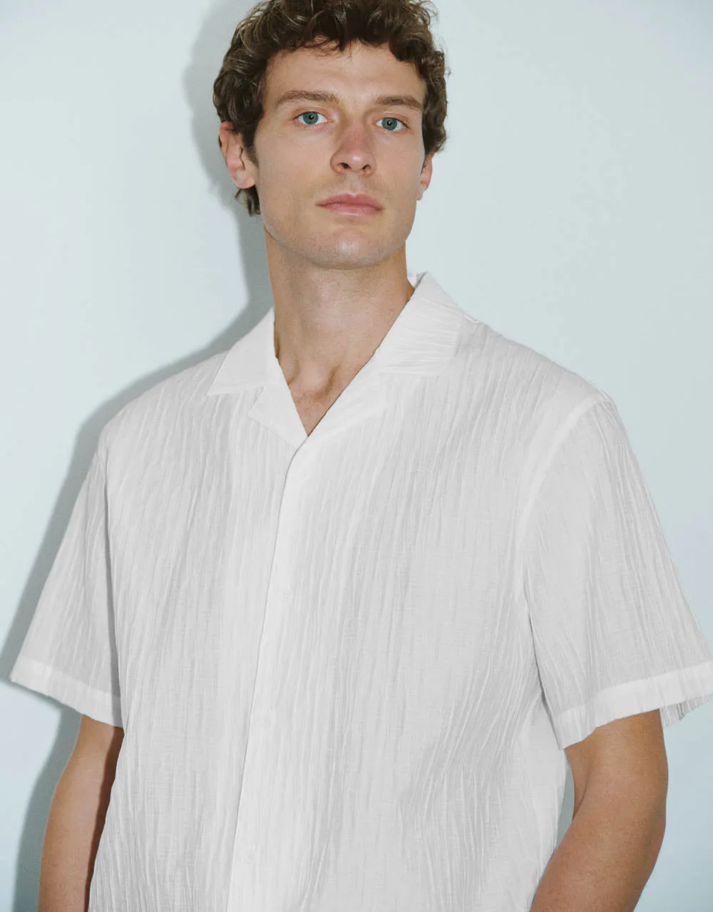 Textured Loose A-Line Shirt sold by Urban Revivo product image thumbnail 4