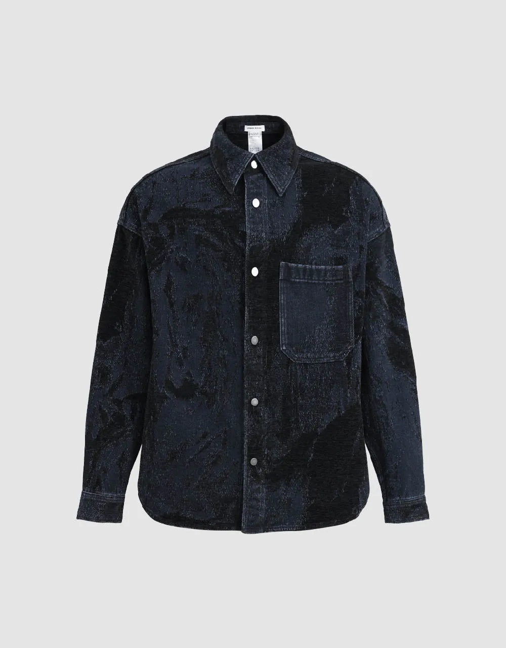 Printed Denim Jacket With Pressed Buttons sold by Urban Revivo product image thumbnail 5