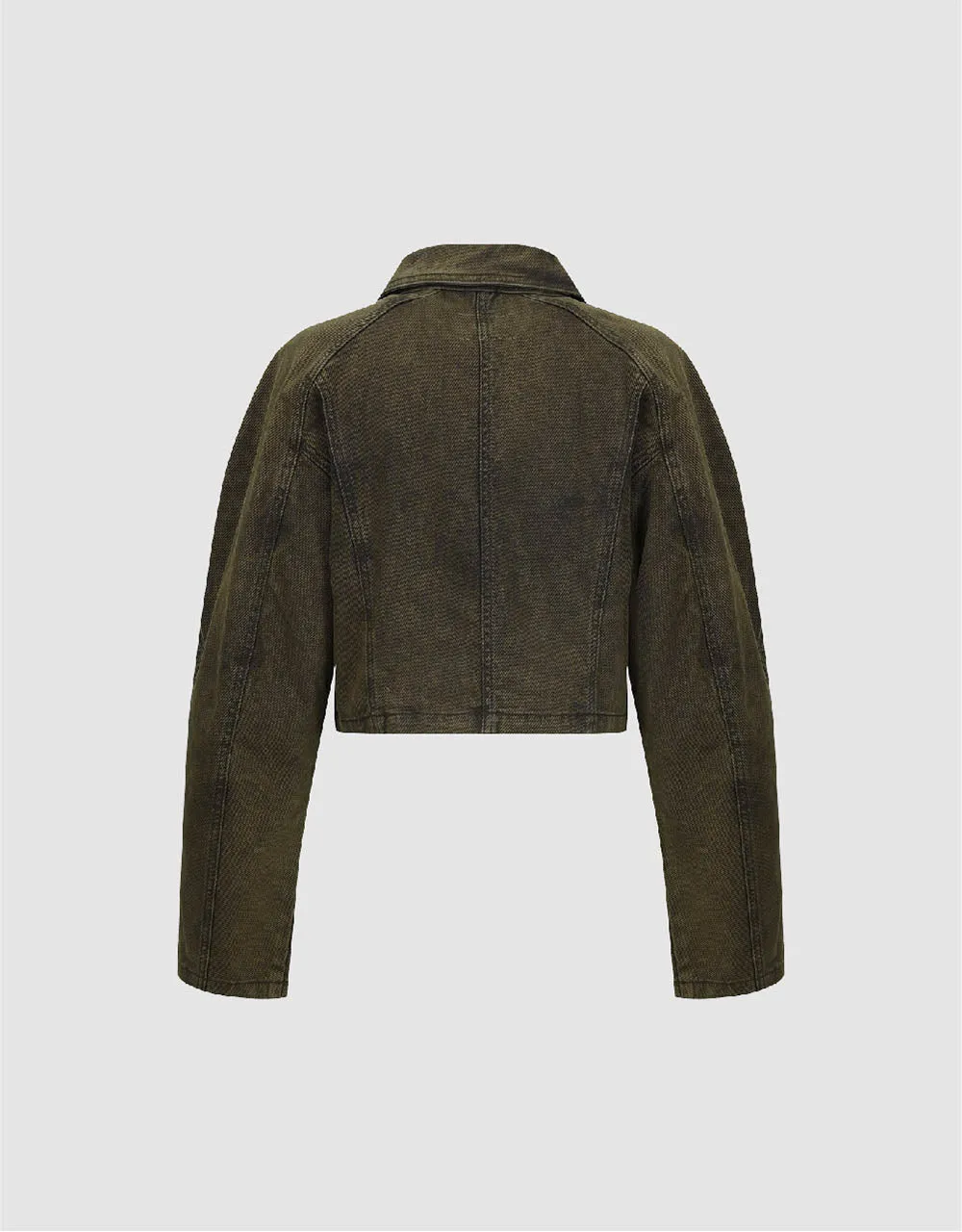 Cropped Denim Jacket sold by Urban Revivo product image thumbnail 5