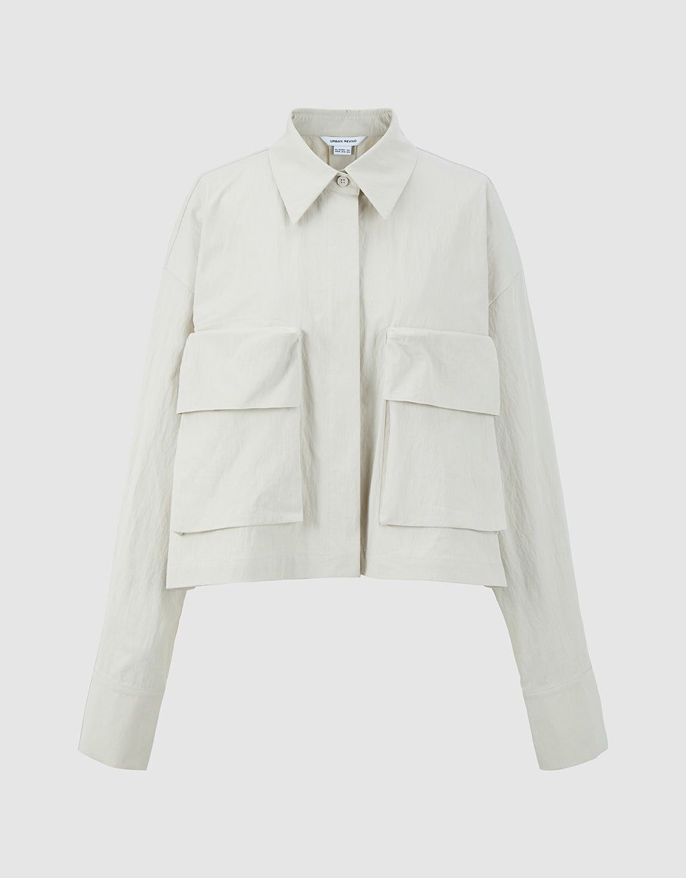 Drop Shoulder Sleeve A-Line Shirt sold by Urban Revivo product image thumbnail 2