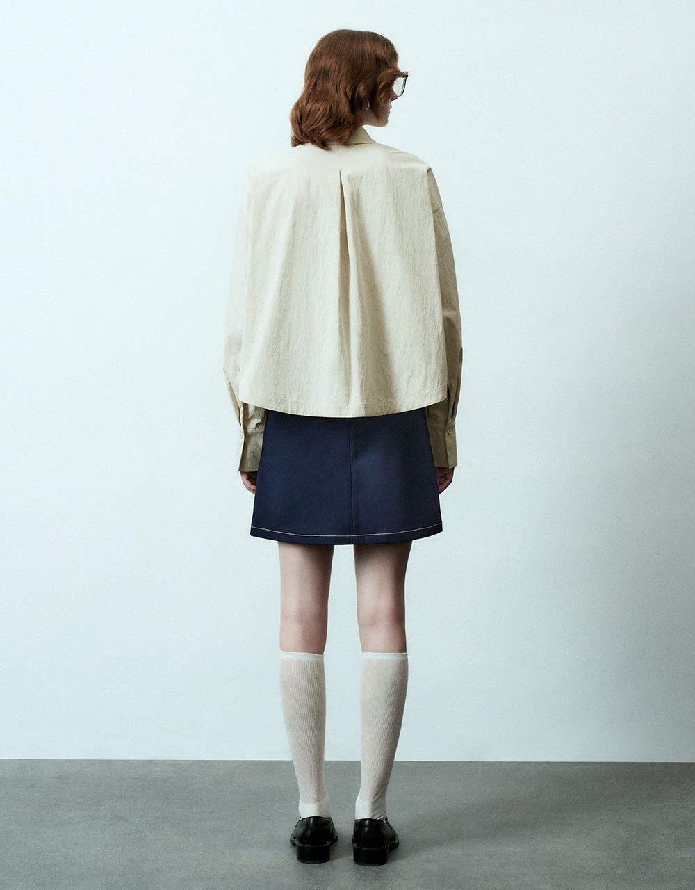 Drop Shoulder Sleeve A-Line Shirt sold by Urban Revivo product image thumbnail 4