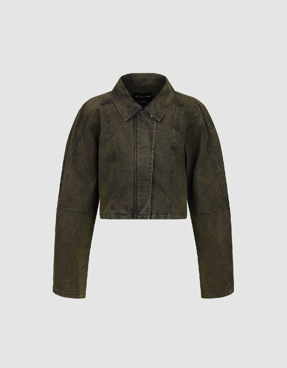 Cropped Denim Jacket sold by Urban Revivo product image thumbnail 2