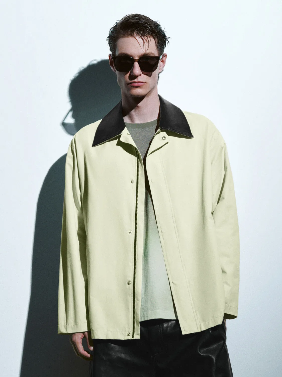 Two Toned Loose Jacket sold by Urban Revivo