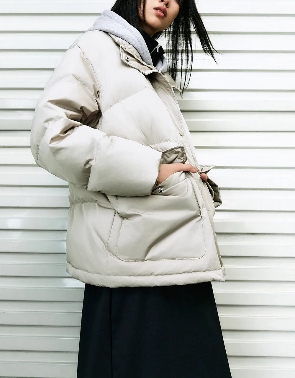 Two Toned Loose Jacket sold by Urban Revivo product image thumbnail 2