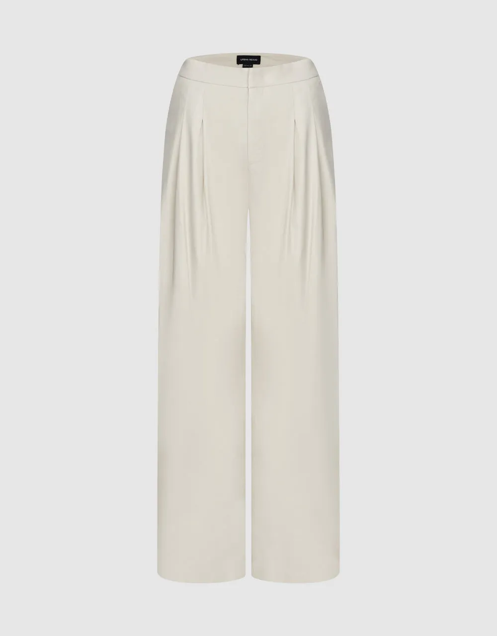 Woven Thin Wide-Leg Pants sold by Urban Revivo
