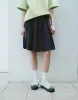 Elastic Waist Midi A-Line Knitted Skirt sold by Urban Revivo