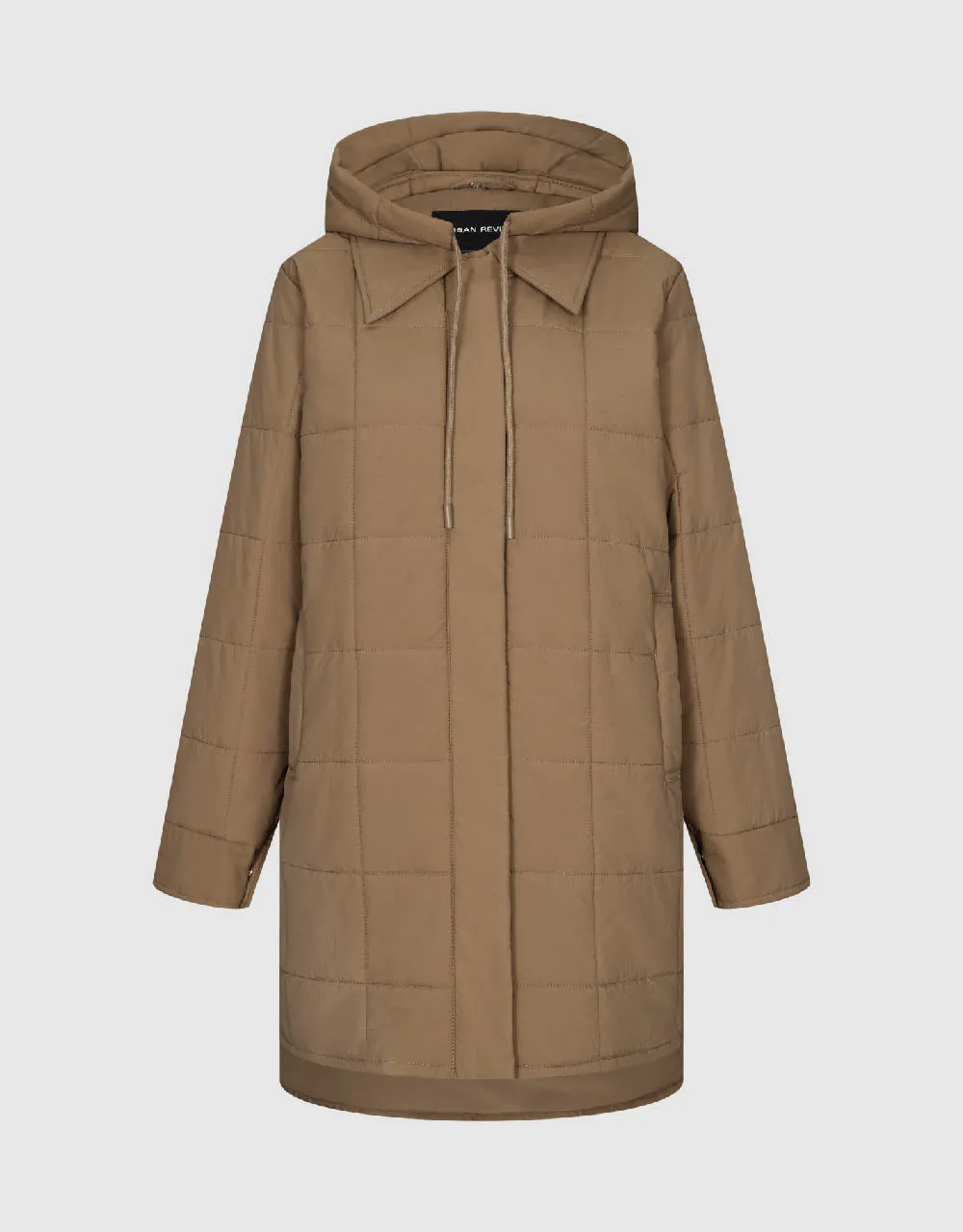 Hooded Straight Padded Coat sold by Urban Revivo product image thumbnail 2