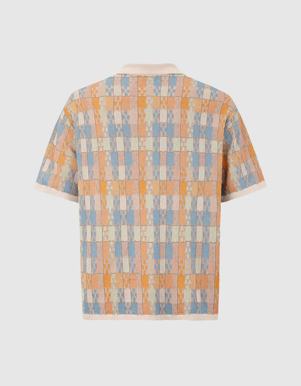 Multi Color Plaid Short Sleeve Cardigan sold by Urban Revivo product image thumbnail 4