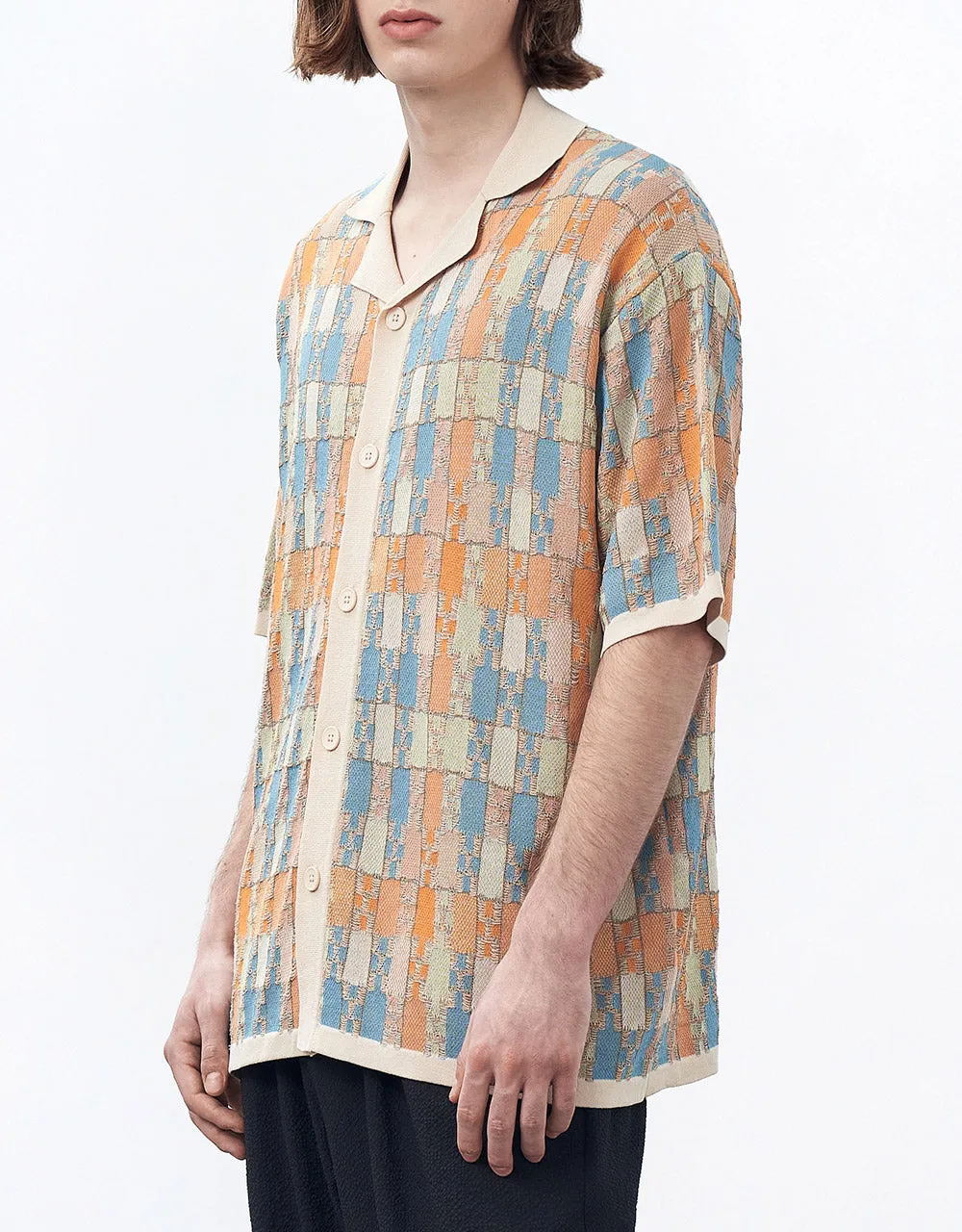 Multi Color Plaid Short Sleeve Cardigan sold by Urban Revivo product image thumbnail 5