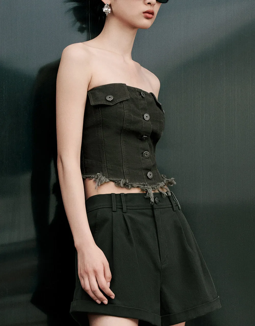 Raw Hem Tube Top sold by Urban Revivo product image thumbnail 3