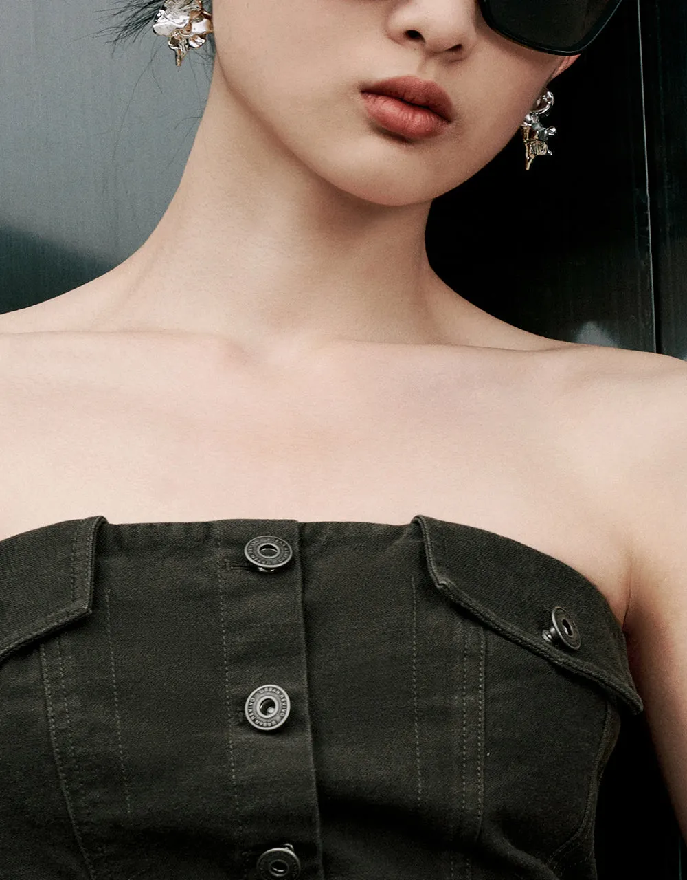 Raw Hem Tube Top sold by Urban Revivo product image thumbnail 4