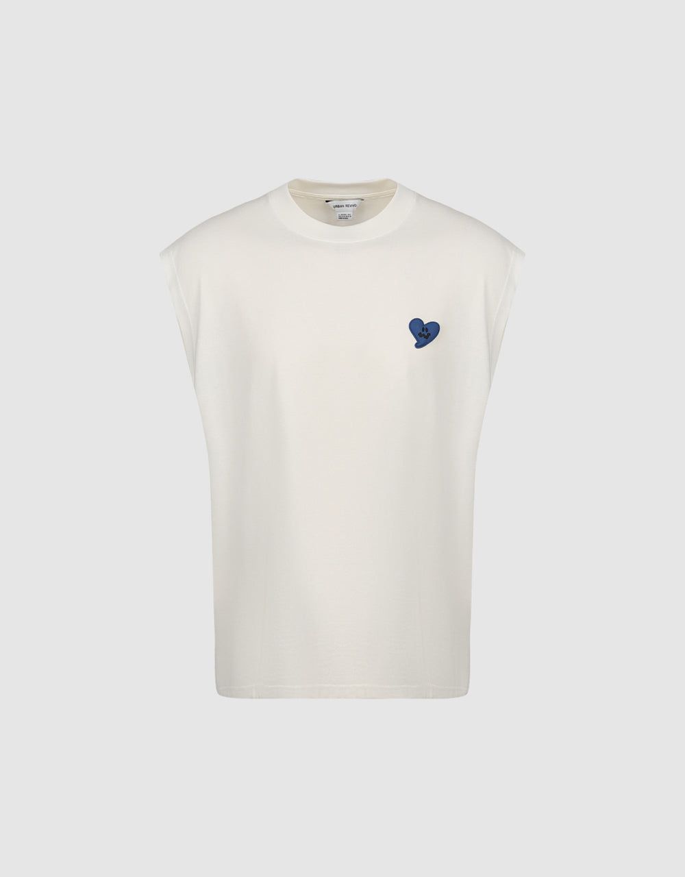 Heart Detail Loose Tank Top sold by Urban Revivo product image thumbnail 4