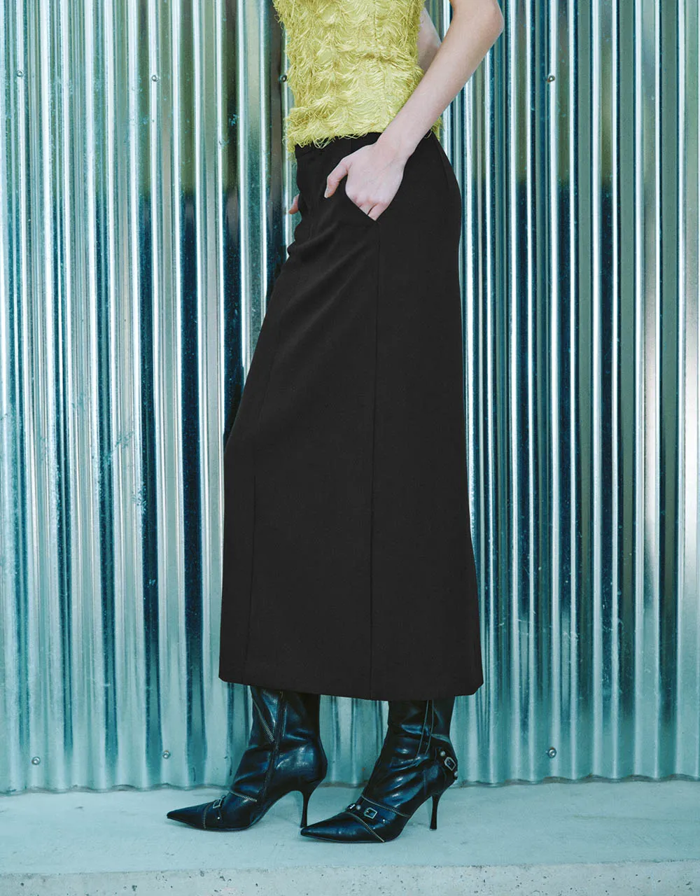 Midi Straight Skirt sold by Urban Revivo product image thumbnail 4