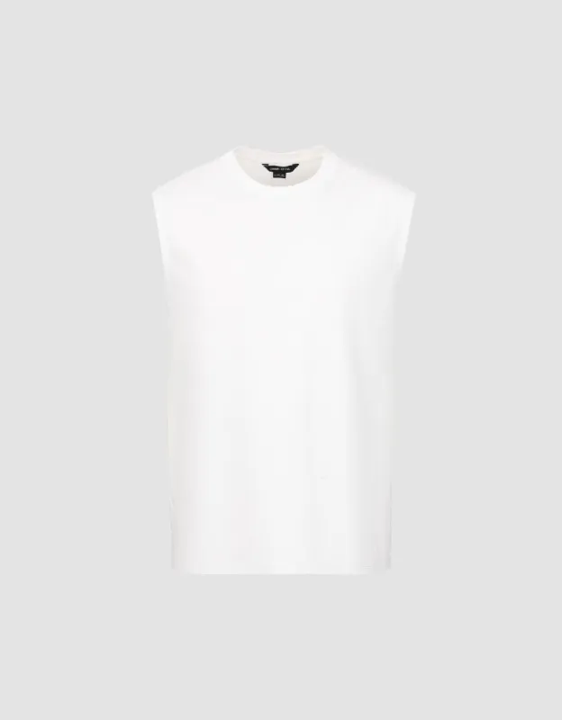 Crew Neck Loose Tank Top sold by Urban Revivo