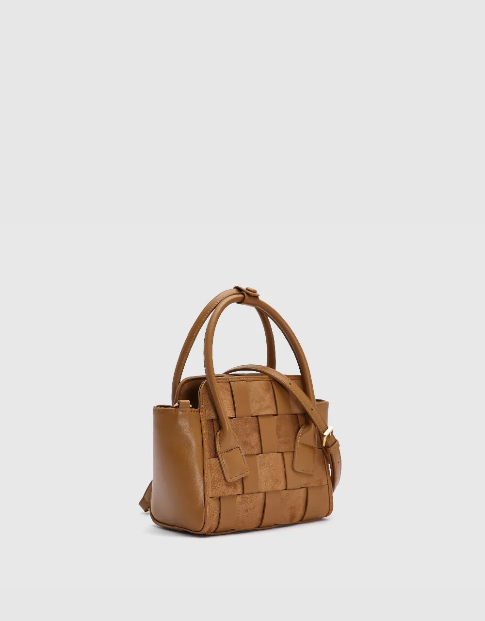 Braided Pattern Vegan Leather Shoulder Bag sold by Urban Revivo product image thumbnail 3
