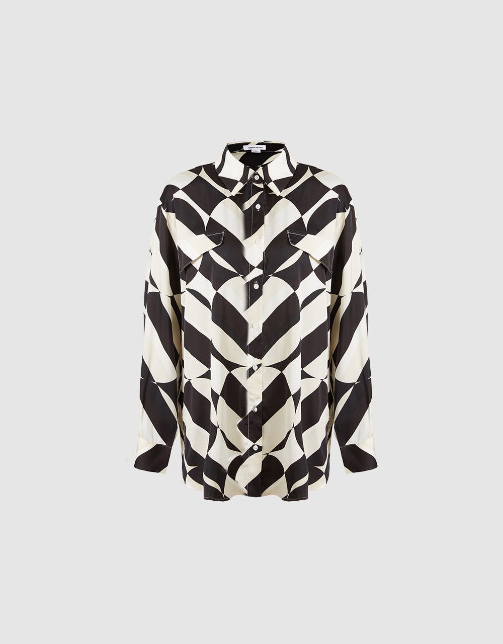 Geometric Print Shirt sold by Urban Revivo product image thumbnail 2