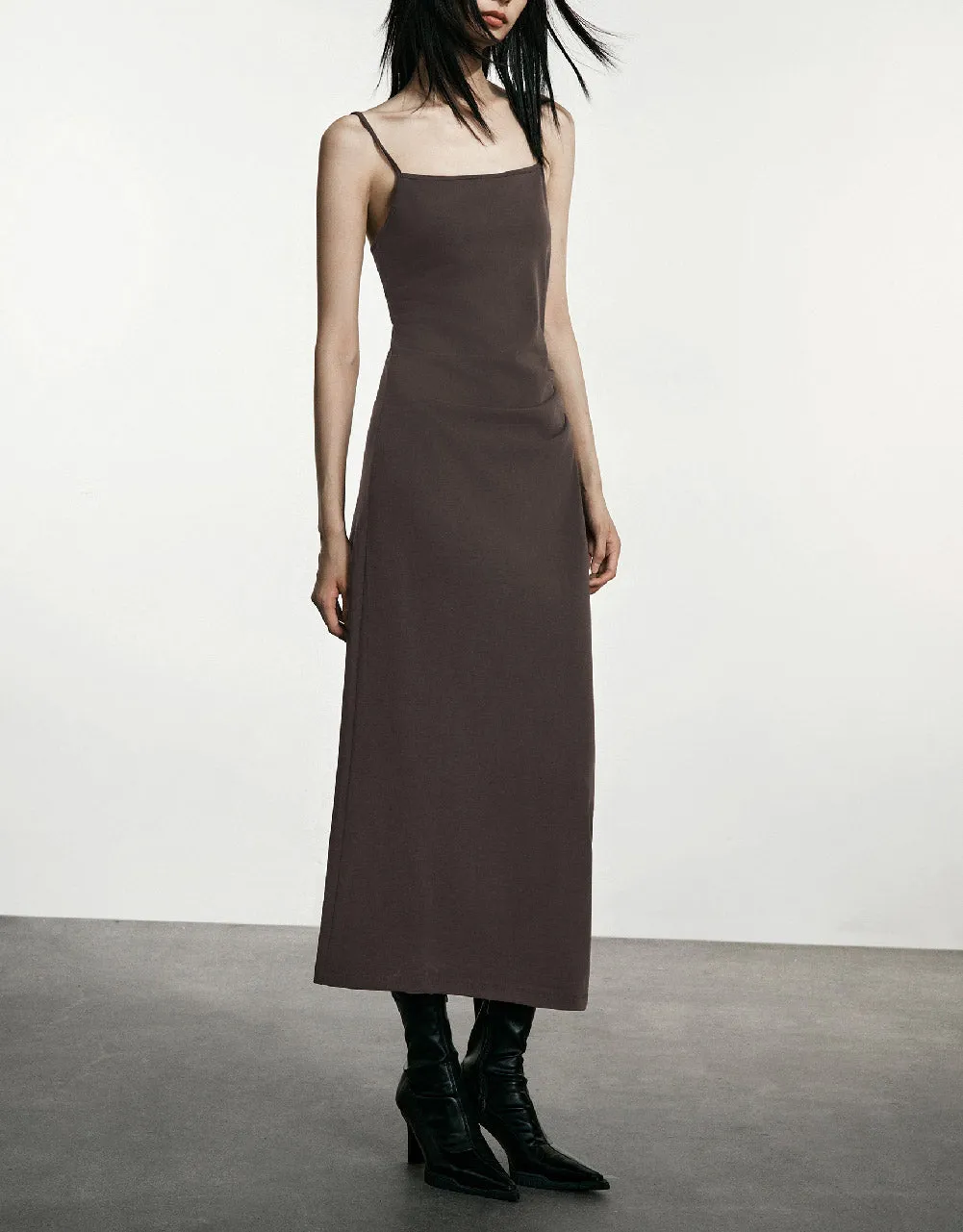 Ruched Skater Cami Dress sold by Urban Revivo product image thumbnail 3