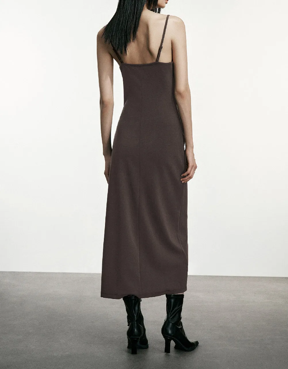 Ruched Skater Cami Dress sold by Urban Revivo product image thumbnail 4