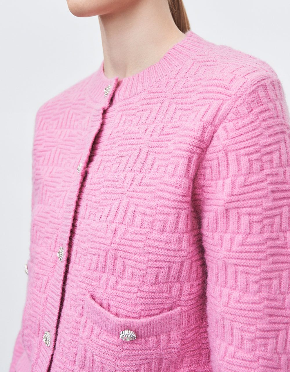 Patch Pocket Textured Cardigan sold by Urban Revivo product image thumbnail 3