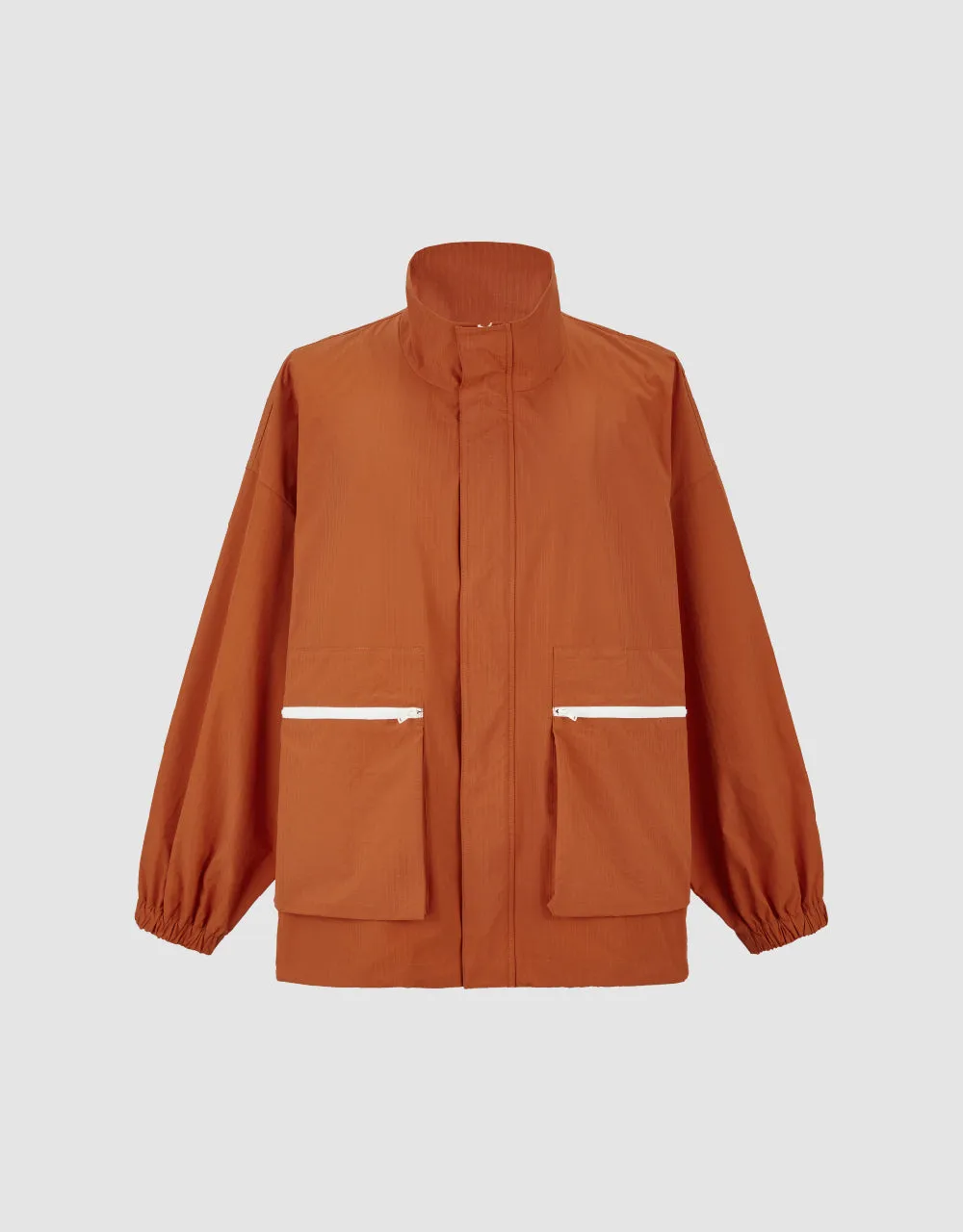 Stand Collar Oversized Jacket sold by Urban Revivo product image thumbnail 2