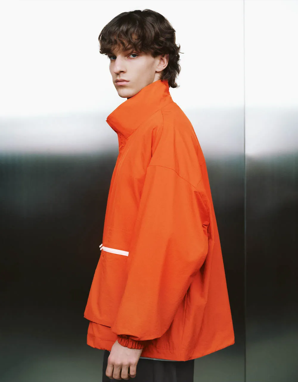 Stand Collar Oversized Jacket sold by Urban Revivo product image thumbnail 3