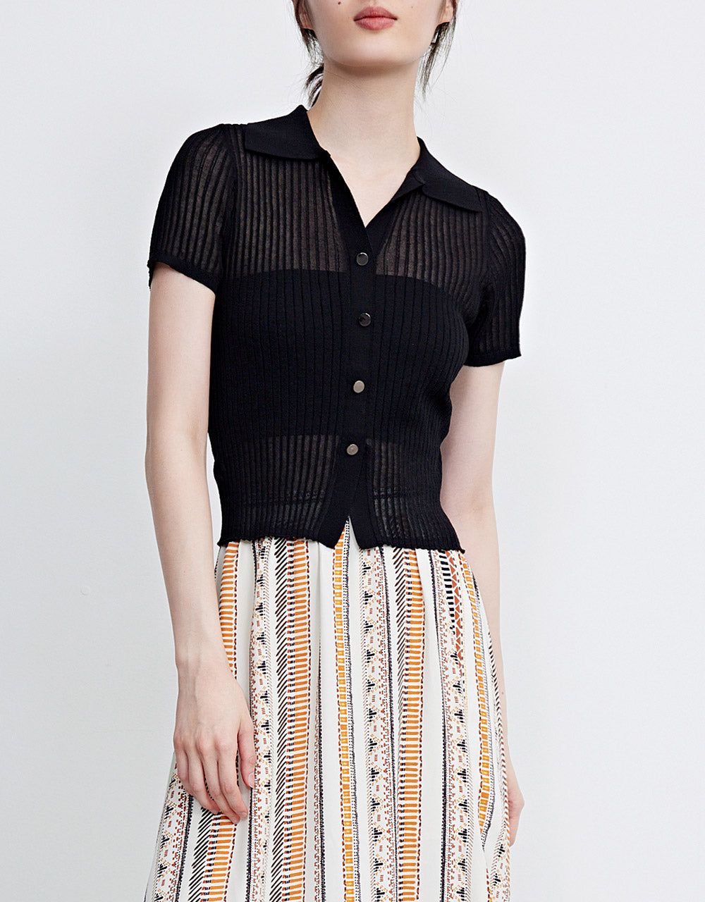 Button Up Cardigan sold by Urban Revivo product image thumbnail 2