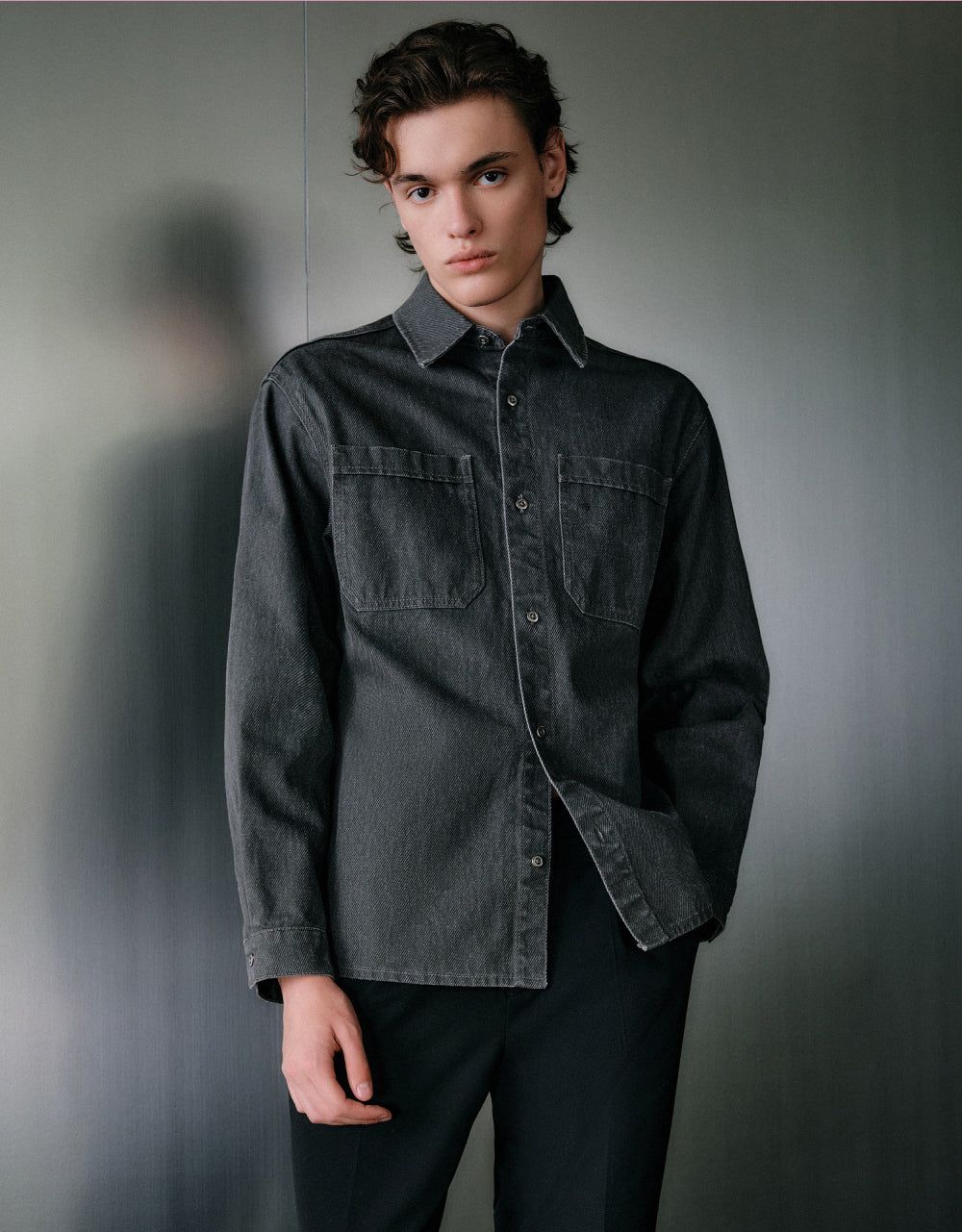 Denim Casual Shirt sold by Urban Revivo