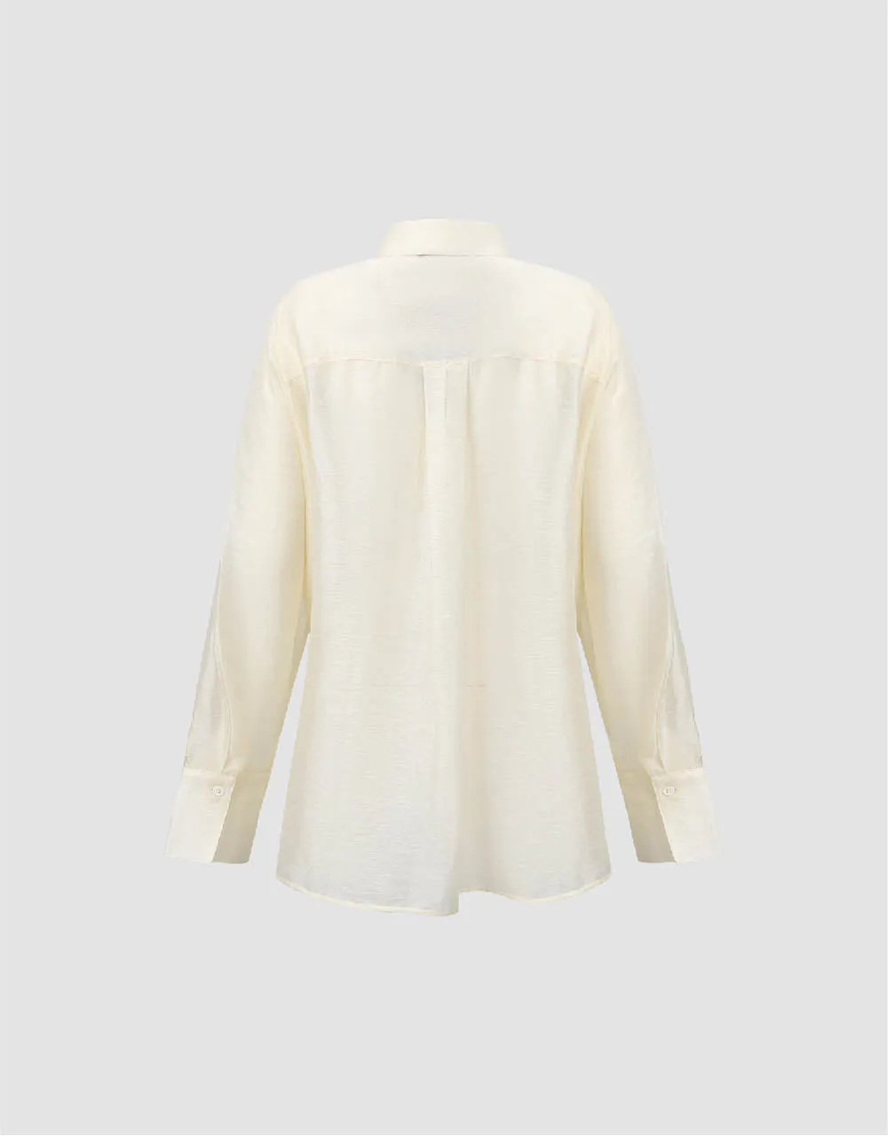 Button Up Straight Shirt sold by Urban Revivo product image thumbnail 5