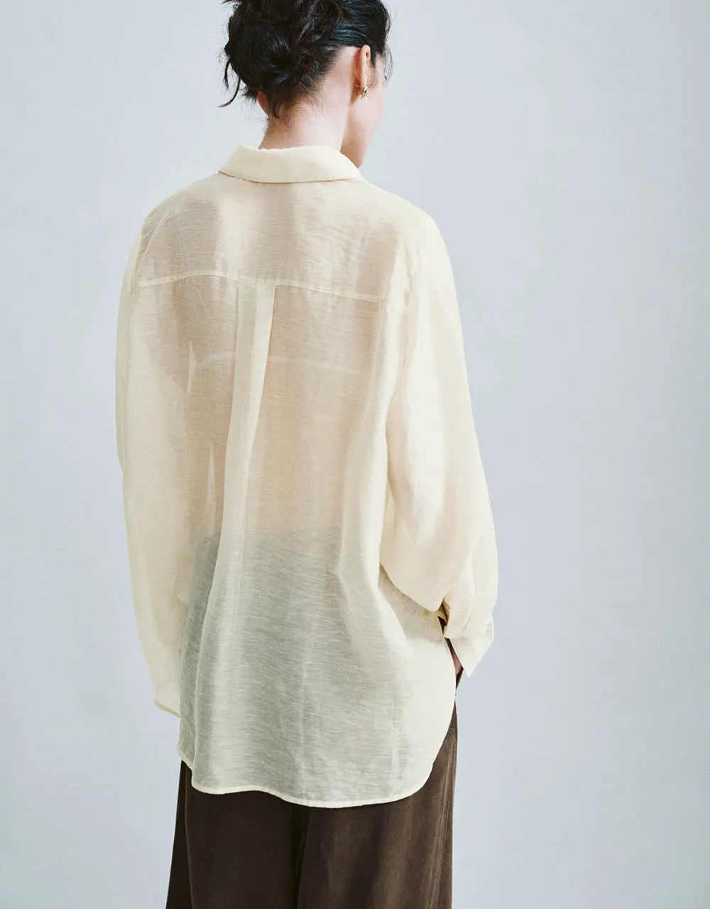 Button Up Straight Shirt sold by Urban Revivo product image thumbnail 3